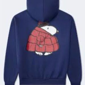 NWOT Snoopy Puffer Jacket Pullover Hoodie